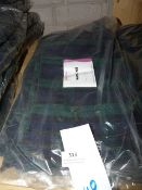 *Forty Blue and White Tartan Napkins