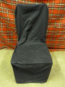 *Thirty Polycotton Black and Red Chair Covers
