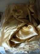 *Thirty Gold Satin Chair Covers