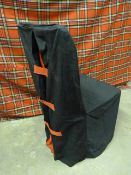 *Thirty Polycotton Black and Red Chair Covers