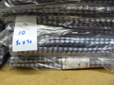 *Ten 90x90 Blue and White Gingham Tablecloths