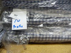 *Ten 90x90 Blue and White Gingham Tablecloths