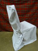 *Thirty White Polycotton Chair Covers