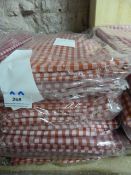 *Ten 108x60 Red Gingham Table Cloths