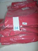 *Twenty Six 60x60 Pink Poly Cotton Tablecloths