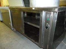 *Stainless Steel Mobile Hot Cupboard