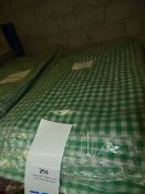 *Seventy Five Green and White Gingham Napkins