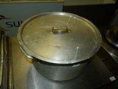 *Lidded Aluminium Saucepan