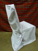 *Thirty White Polycotton Chair Covers