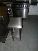*Stainless Steel Infill Table with Undershelf