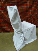 *Thirty White Polycotton Chair Covers