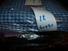*Twelve Blue and White Gingham Tablecloths