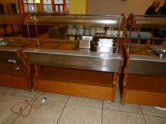 *Afinox Buffet Style Wet Well Bain Marie Servery Unit