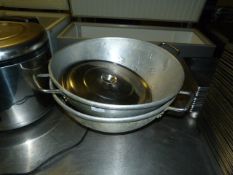 *Two Large Aluminum Colanders