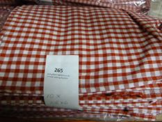 *Ten Red Gingham Table Runners