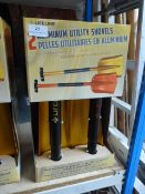 *Two Aluminium Utility Shovels