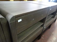 *Dark Oak Coffee Table with Single Drawer