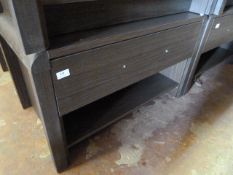 *Dark Oak Coffee Table with Single Draw