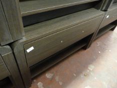 *Dark Oak Coffee Table with Single Drawer