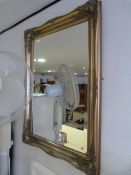 Gilt Framed Bevelled Edge Wall Mirror