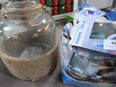 Disney Nightlight and a Garden Candle Holder