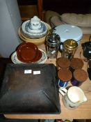 Mixing Bowls, Storage Containers, Coffee Percolators, Etc