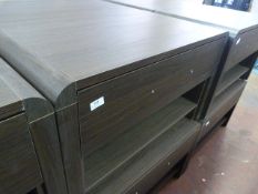 *Dark Oak Coffee Table with Single Drawer