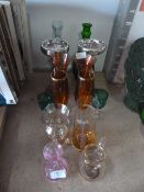 Collection of Coloured Glassware