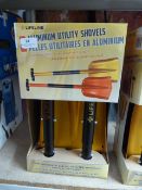 *Two Aluminium Utility Shovels