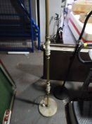 Brass and Onyx Standard Lamp
