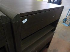 *Dark Oak Coffee Table with Single Drawer