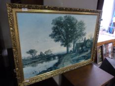 Large Gilt Framed Print