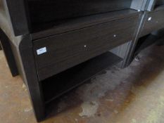 *Dark Oak Coffee Table with Single Draw