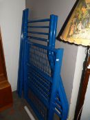 Blue Metal Bunkbed Frame