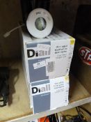 Two Boxes of Three Pack White Halogen Downlights