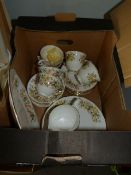 Six Place Decorative Tea Set