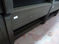*Dark Oak Coffee Table with Single Drawer