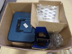 Cash Box with Key and Money Bags