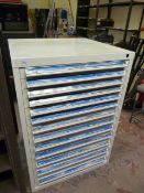 Metal Thirteen Drawer Tool Cabinet