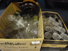 Two Boxes of Drinking Glassware