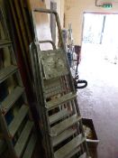 Four Tread and Three Tread Aluminium Steps