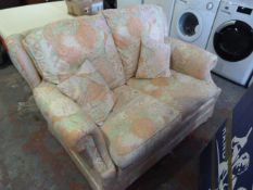 Floral Patterned Two Seat Sofa