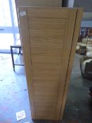 *Light Oak Single Door Cupboard