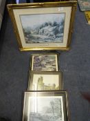 Framed Prints and a Photo of Cherry Burton