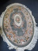 Oval Patterned Rug 1.52x0.91m