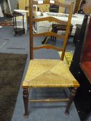 Oak Dining Chair on Cabriole Legs