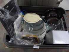 Storage Box Containing Pyrex Ware