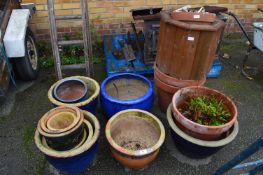 Collection of Large Plant Pots