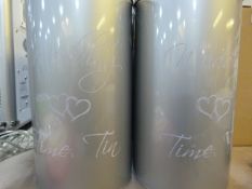 Two Wedding Gift Tins