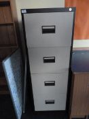 *Four Drawer Foolscap Filing Cabinet (Coffee and Cream)